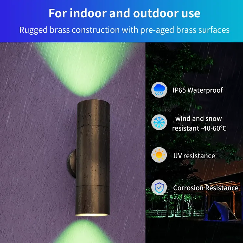 Durable Brass Outdoor LED Wall - Outdoor Lighting Pathway review and price