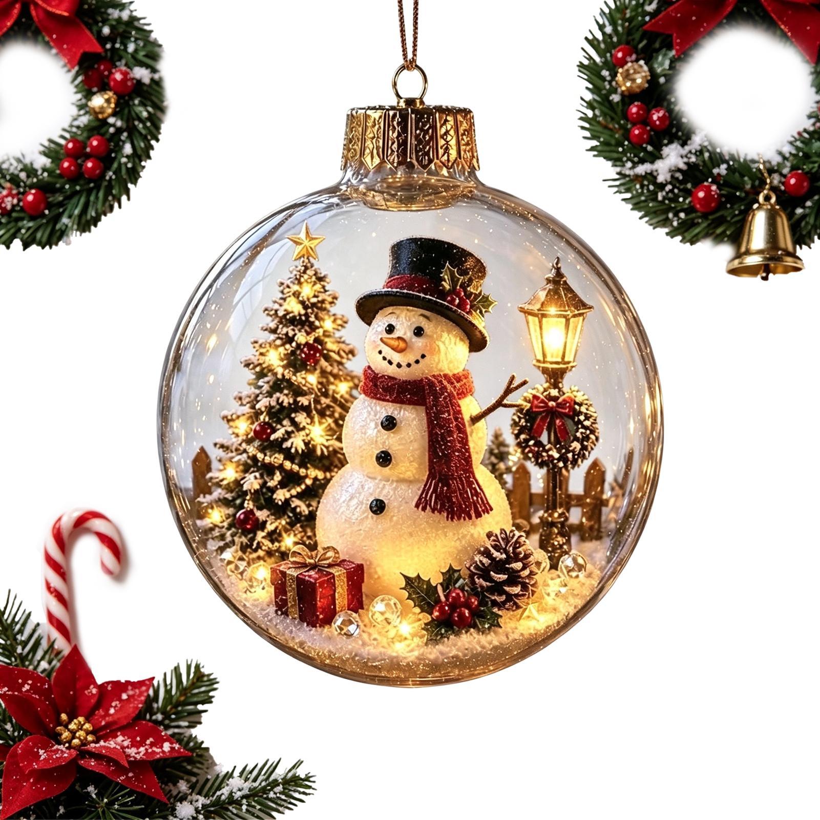 Glowing Christmas Diorama Orna - Outdoor Lighting Effects review and price