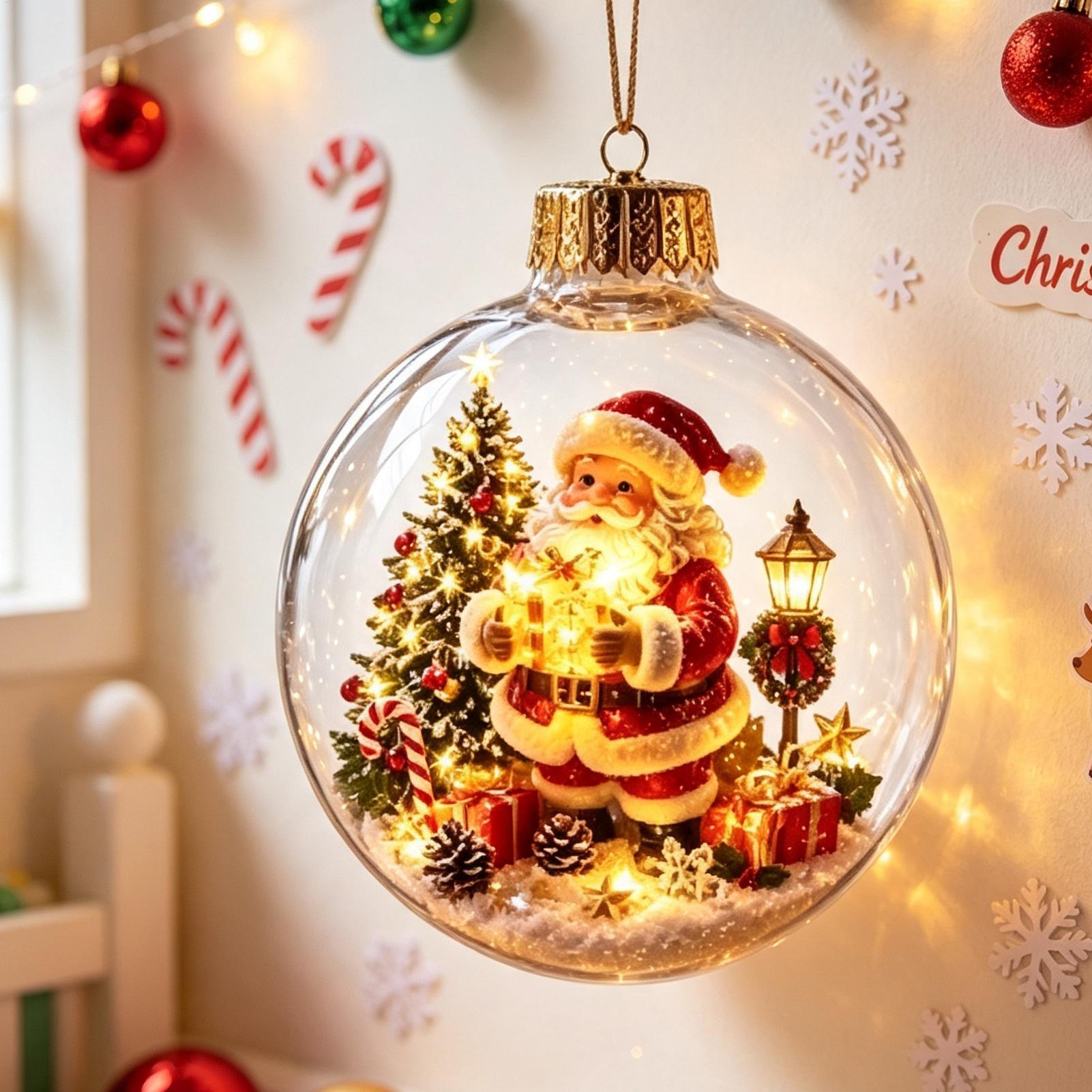 Glowing Christmas Diorama Orna - Outdoor Lighting Effects review and price