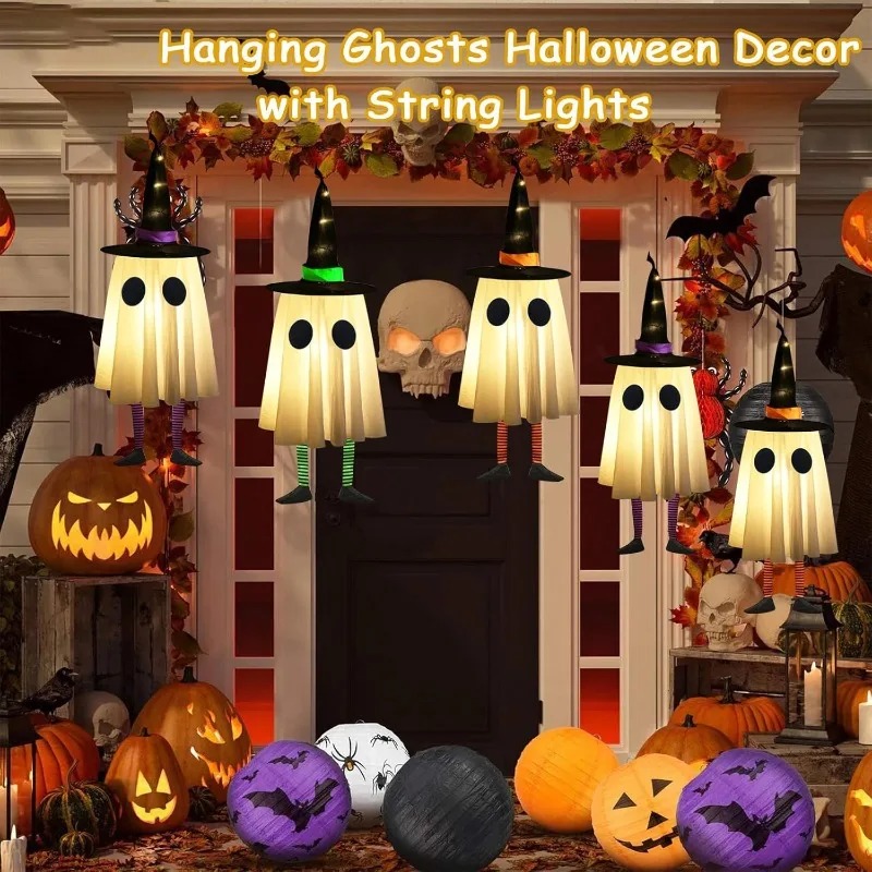 Halloween Hanging Ghost Decora - Outdoor Lighting Effects review and price