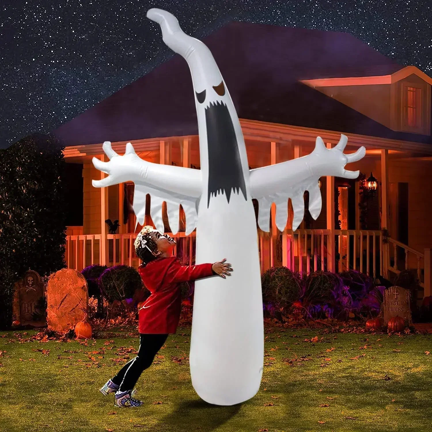 Halloween Inflatable Scary Gho - Outdoor Lighting Effects review and price