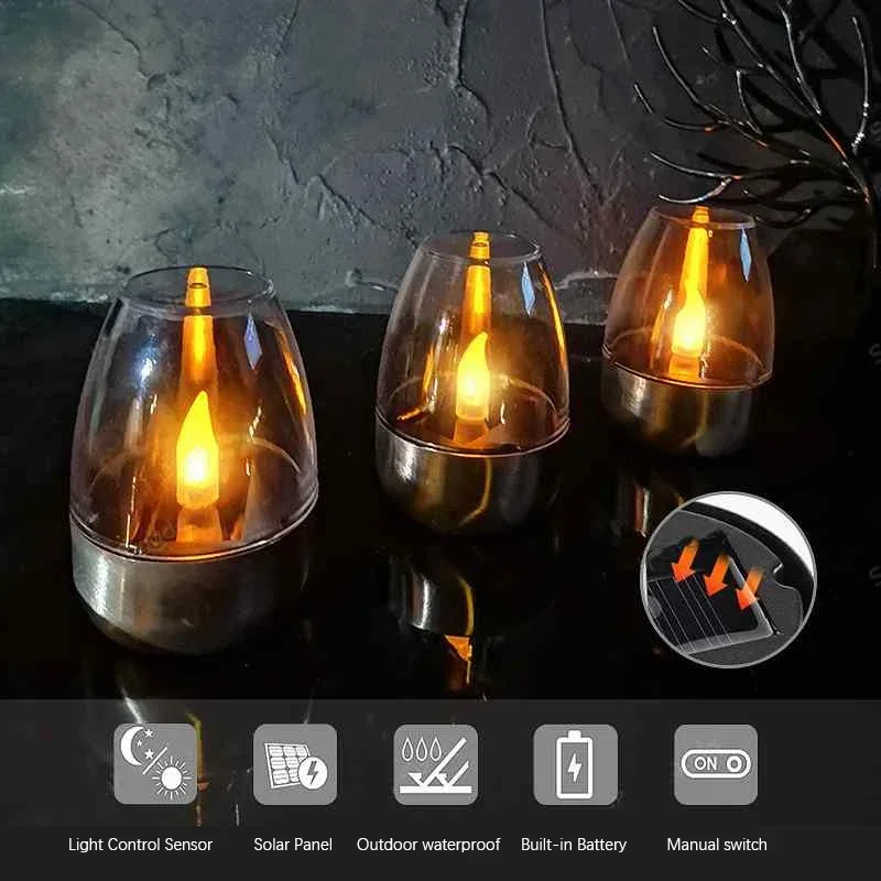 LED Stainless Steel Solar Cand - Outdoor Lighting Effects review and price