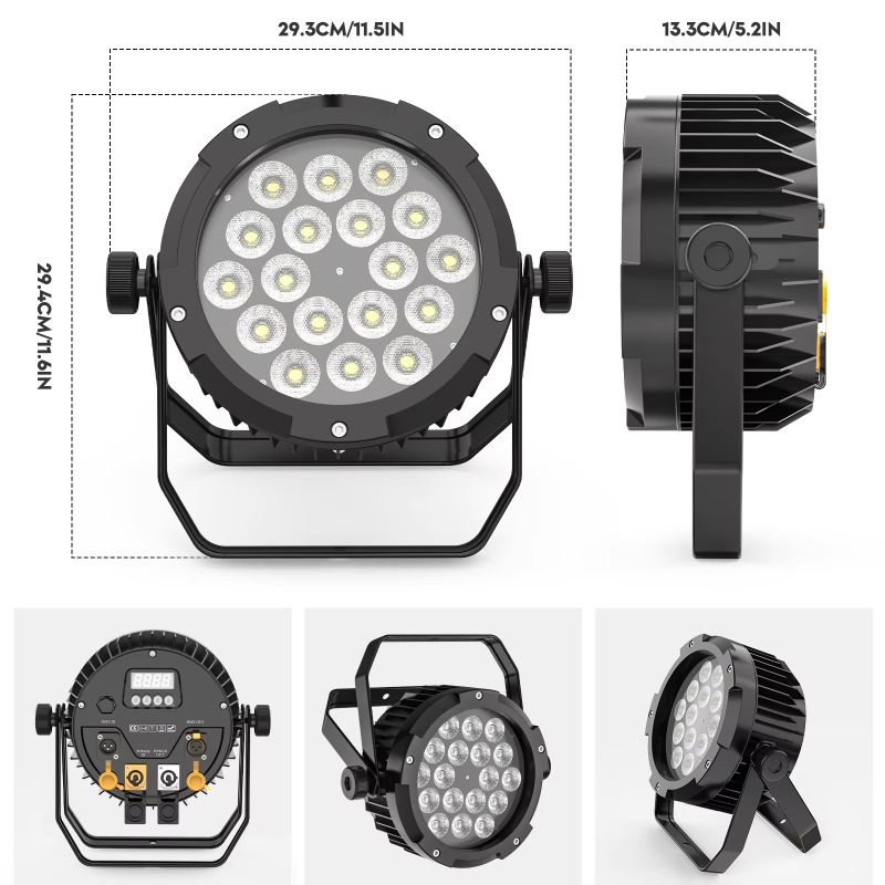 4Pcs 18X10W IP65 Waterproof Pa - Outdoor Lighting Waterproof review and price