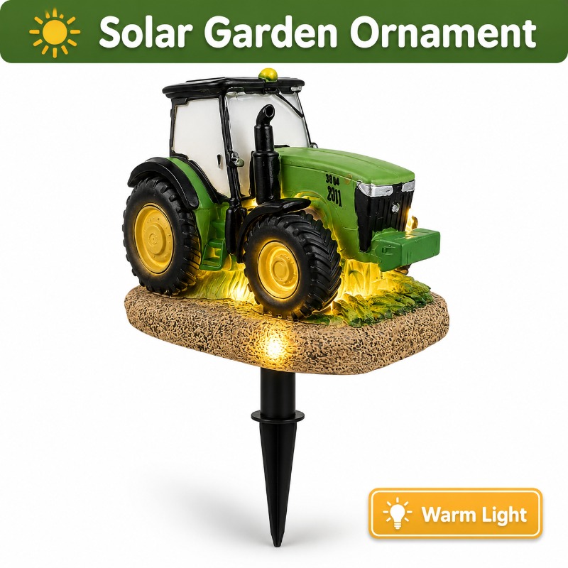 Solar Tractor Garden Stake Lig - Outdoor Lighting Effects review and price