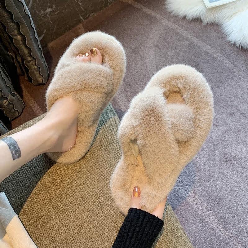 Hairy Slippers for Women Solid - Outdoor Lighting For Your Home review and price
