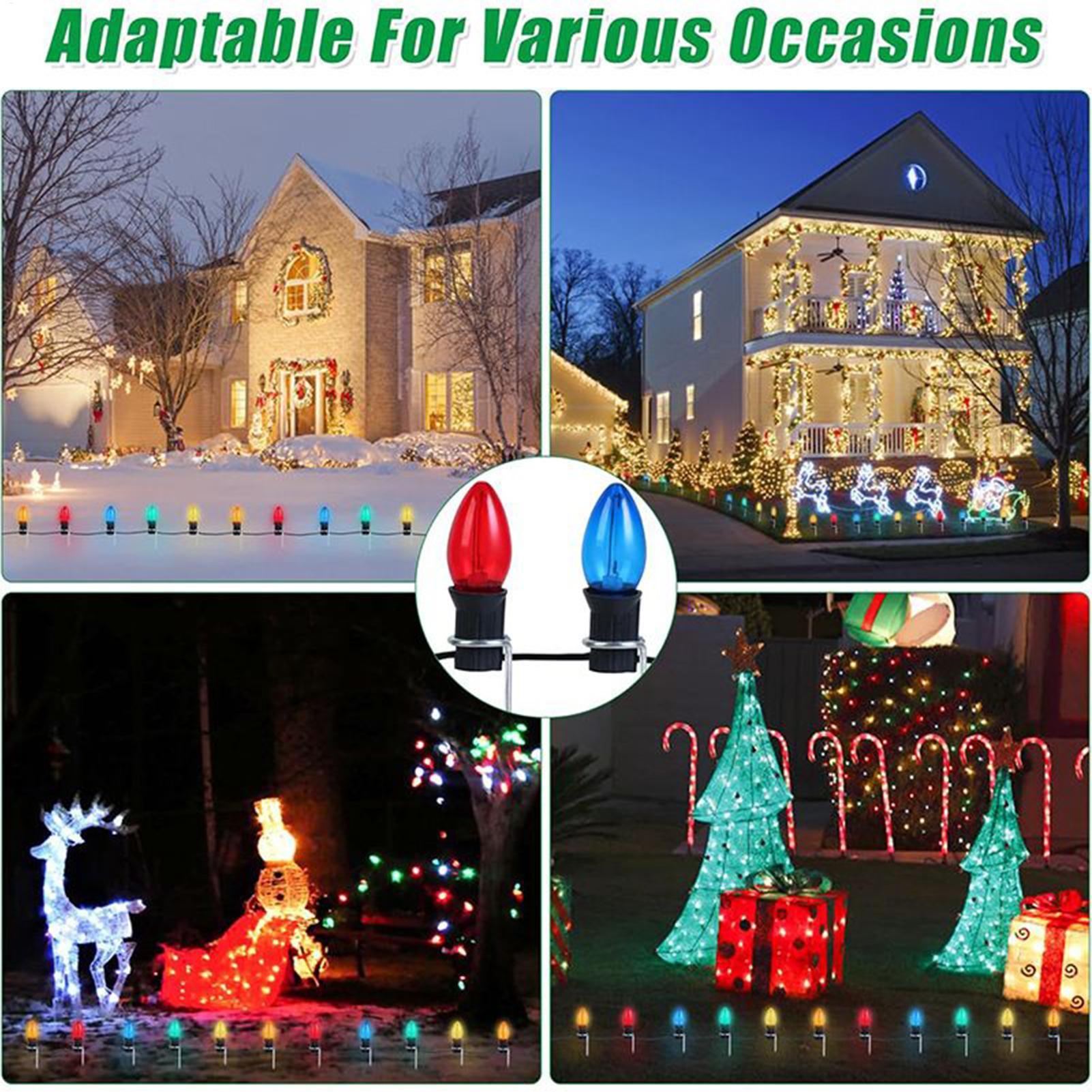 Christmas Light Stakes 12-Inch - Outdoor Lighting Pathway review and price