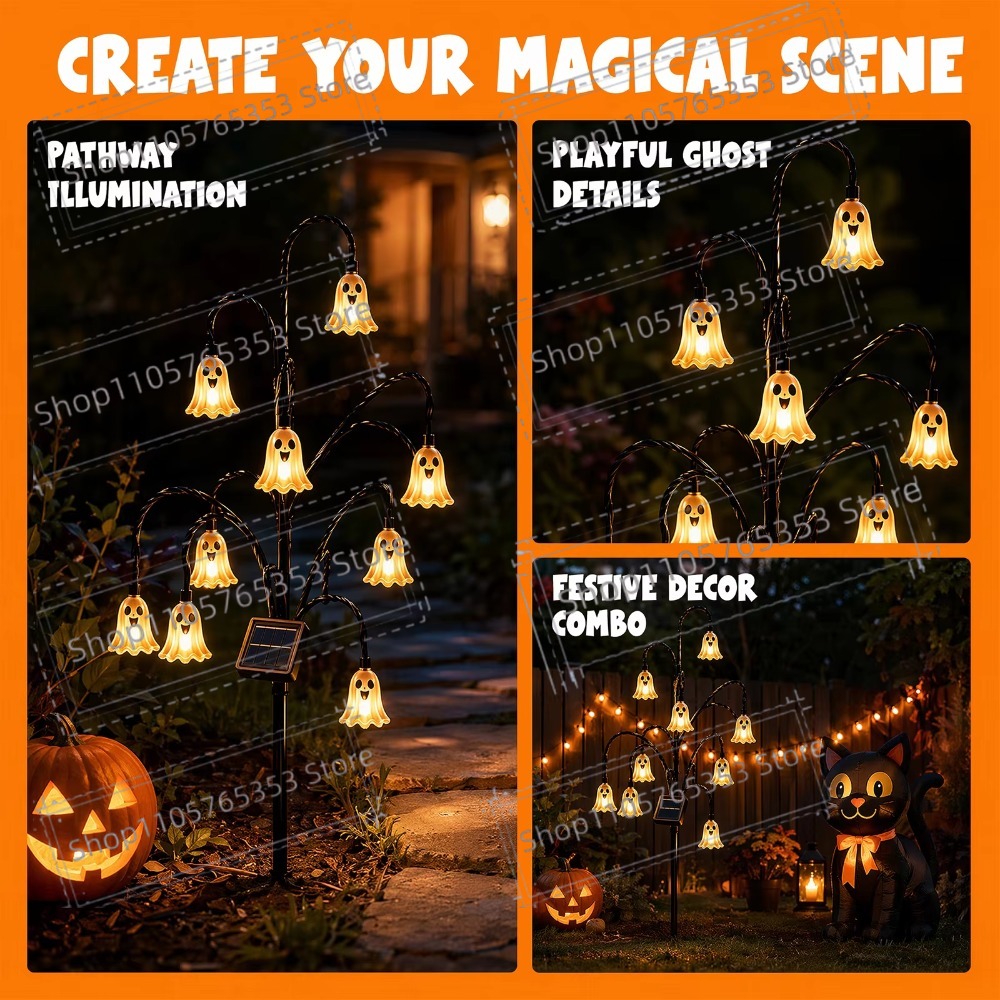 Halloween Solar Lantern Outdoo - Outdoor Lighting Pathway review and price